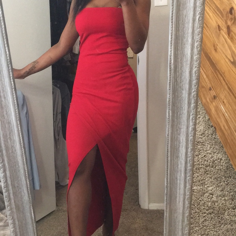 Red dress